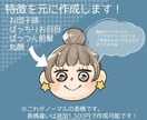 シンプルで可愛い♪アイコンイラストを作成します SNSアイコンや名刺などにピッタリ！表情違いも作成可能★ イメージ2