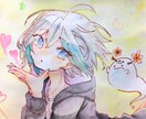 アイコンやヘッダーetc...を描きます あなた専用のイラスト制作致します！お値段の交渉出来ます。 イメージ4