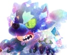 優しいふわふわした絵柄のアイコンを作成致します きらきらふわふわした可愛いアイコンを制作します！ イメージ8