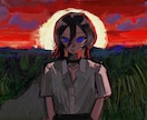 ダークでビビットなMVサムネイルお描きします ダークなサムネイル作成 ボカロ 歌ってみた、MVなど イメージ2
