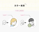 シンプルでゆるい似顔絵風のアイコンお作りします お仕事で使うもの、お気に入りのアイテムもご一緒に☺︎ イメージ4
