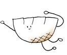 SNSアイコンに使えるイラスト4カット描きます 食べ物/動物/人物など承ります！ イメージ3