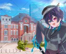 一枚絵・歌ってみた用・立ち絵等お描きします 丁寧なヒアリングで活動のお手伝いをします！ イメージ1