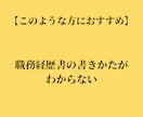あなたの強みを伝える職務経歴書作成の代行をします プロのLPライターの文章であなたの就職・転職の成功をお手伝い イメージ3