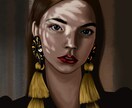 あなたの美しさを引き出す、リアルな似顔絵描きます パッと目を引くリアルな似顔絵は、アイコンにもピッタリです！ イメージ3
