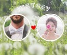 シンプルで可愛いプロフィールムービー作ります プロが格安で結婚式のムービーを制作します！ イメージ2