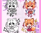 ポップなデフォルメキャラ【ミニキャラC】描きます SNSアイコン・グッズ・動画素材等ご自由にお使いください！ イメージ4