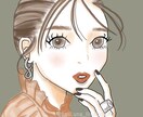 大人女子向けSNSアイコンを描きます オシャレで透明感のあるイラストを作成いたします！ イメージ3
