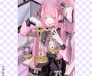 可愛いアイコン.サムネ.立ち絵etc.お描きします 背景込みの1枚絵もキャラクターイラストも作成します！ イメージ4