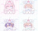お座りぬい服量産イラストを描きます 商用利用OK、グッズ制作OKのイラストです! イメージ1