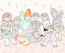 ゆるっとかわいいウェルカムボードをお描きします 大切な日を彩る、ゆるっと可愛いウェルカムボードを制作します！ イメージ5