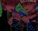 かっこいいイラスト描きます 歌ってみたイラスト、SNS用イラスト、キャス用イラストなど イメージ3