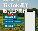 農家さん専用】TikTok運用×販売LP制作します “集客できて、売れる導線”のセット構築です。 イメージ1
