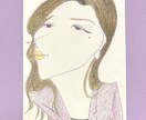 ポストカードサイズの似顔絵描きます 色鉛筆で似顔絵をお描きします。 イメージ7