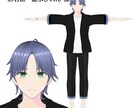 簡易な3DモデルをVroidで作ります VRoid上でご希望のキャラクターの簡易モデルを作ります イメージ4