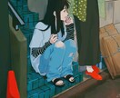 キャラ/背景　空気感のあるイラスト制作いたします キャラクターが魅力的に映る構図にこだわった画面作り！ イメージ4