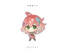 イラスト作成します MVイラスト/お店のキャラクター/Vtuber等！ イメージ7