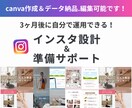 1ヶ月後に自走！インスタ設計＆準備サポートをます 集客導線までを設計し1ヶ月後に自走できるよう整えます イメージ1