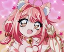SNSアイコンなどのイラストお描きします 90年代アニメ風★ポップでかわいいイラストお描きします！ イメージ4