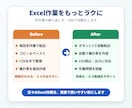 Excelマクロ/VBAで面倒な作業を自動化します 転記・集計・CSV加工・既存マクロ修正に対応します イメージ3