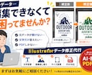 即日対応！Aiデータでお困りの方！修正いたします イラストレーターの簡単なデータ修正承ります。 イメージ1