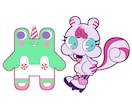 ポップで可愛いマスコットキャラクターを制作致します アイコンやイメージキャラクター、グッズにいかがでしょうか？ イメージ4