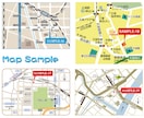 分かりやすく見やすい地図を作成します チラシ・HPに掲載できる簡易的でシンプルな地図を作成します！ イメージ5
