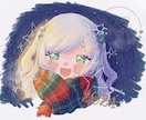個性的で可愛いイラストを作成します キラキラの瞳が可愛いイラスト制作します！ イメージ3