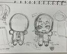 SDキャラをillustratorにて制作します オリジナルキャラクター必見！！創作キャラ大歓迎！ イメージ9