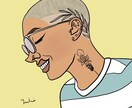 似顔絵描きます シンプルにオシャレに似顔絵描きます イメージ2