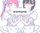 おすすめ/世界観のあるおんなのこ描きます きらきらした子が得意です/透明感イラスト イメージ5