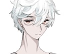 厚塗り風のキャライラスト作成します ／アイコンや動画のサムネ、挿絵などの一枚絵として使える イメージ6