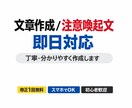 即日対応|分かりやすい文章を作成します 「文章を考えるのが苦手な人」「丁寧な表現に直したい人」 イメージ1