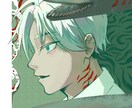 雰囲気のあるかっこいいイラスト描きます 質感のあるイラストとアニメ調のパキッとしたイラストにも対応！ イメージ1