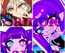 格安でオリジナルイラスト制作します ポップでツヤっとしたアニメ塗りが得意です イメージ2