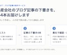 不動産会社のブログ記事をAIで毎月4本作成します 更新が止まったブログ向けに、毎月の記事の下書きをお届けします イメージ1