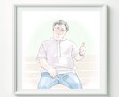 お写真からイラスト作成します 母の日や父の日のプレゼントにいかかでしょうか？ イメージ2