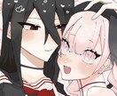 イラストを作成致します SNSのアイコンやホーム画面に！ イメージ1