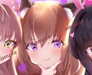 丁寧で可愛いイラスト、アイコン描きます 高クオリティの物を低コストで！なるべく早めに仕上げます☆ イメージ1