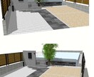 外構図面とパース図作成します 平面図+3Dパースがセットの図面を作成いたします イメージ1
