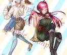 期間限定！イラスト、立ち絵、SDキャラお描きします 【初登録SALE！】通常の半額でイラストお描きします！ イメージ2