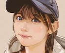 キャンバスのような質感のある似顔絵を描きます シックで温かみのある落ち着いたイラストをどうぞ。 イメージ6