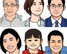 ビジネスにも使える上品でシンプルな似顔絵作成します 写真を元に自然なデフォルメで仕上げます イメージ9