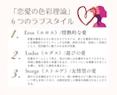 ラブスタイル鑑定×ルノルマンで恋愛傾向お届けします ～占い×心理学のハイブリット鑑定を今の恋愛に活かしませんか？ イメージ6