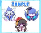 カートゥーン風！SDキャラ・ミニキャラ描きます 色鮮やか・ポップなSDキャラをかわいく仕上げます!! イメージ3