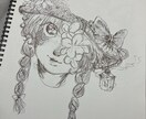 貴方をアンティークな世界観で描きます 貴方の存在を絵にうつしだす。アンティークに描きます イメージ1