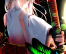 一枚絵や白背景イラスト、VTuberを描きます 夜空と海の表現は少し得意です。白髪の女の子はかなり得意です イメージ3