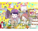 心に残る結婚式の1枚絵を描きます 世界にひとつだけの結婚記念品を探している方にぜひ！ イメージ1