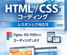 HTML/CSSで高品質なコーディングを提供します レスポンシブ対応まで丁寧にコーディングします イメージ1