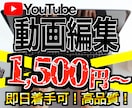 即日着手可、Youtube向け動画編集をいたします 【料金表あり】安い・早い・上手い！実績あり、サンプルあり！ イメージ1